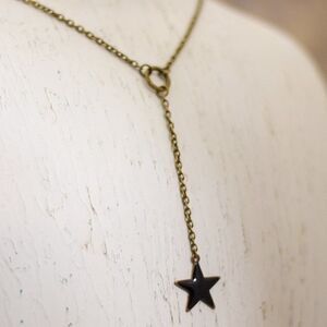 Black Star Necklace 